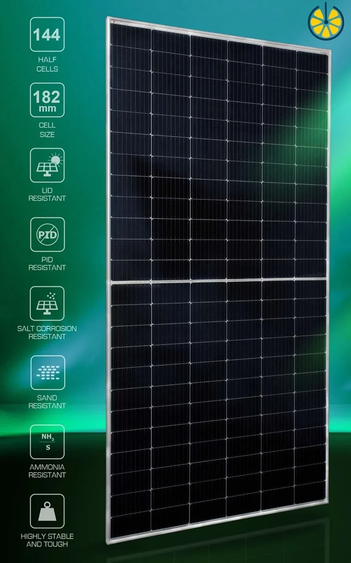 پنل خورشیدی 550 وات مونو کریستال AE SOLAR