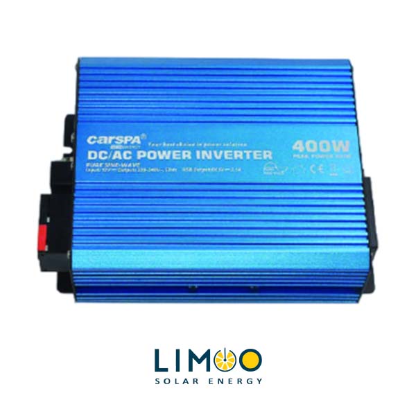 اینورتر خورشیدی 400 وات سینوسی کارسپا مدل Carspa-p400-24V
