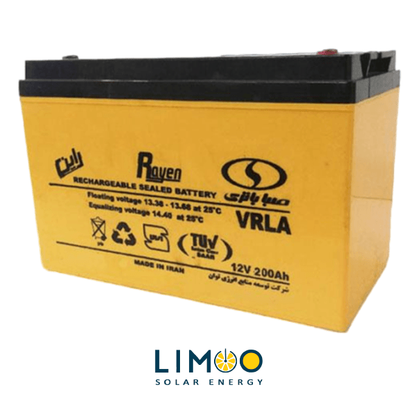 باتری خورشیدی 28 آمپرساعت 12V UPS برند صبا...