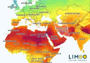 پتانسیل تابش و نقشه تابش خورشید در ایران