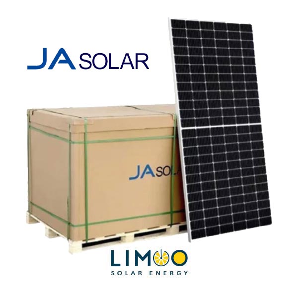 پنل خورشیدی 605 وات N-type Bifacial برند JA...