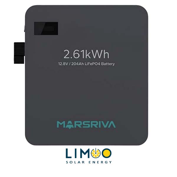 باتری لیتیومی 2.61 کیلو وات 12.8V برند Marsriva